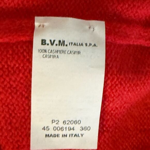 Les Copains Men’s Italian Cashmere Crewneck Pull Over Sweater. IT size 52 (L). - Picture 5 of 6